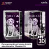 cristal cachorro 3D